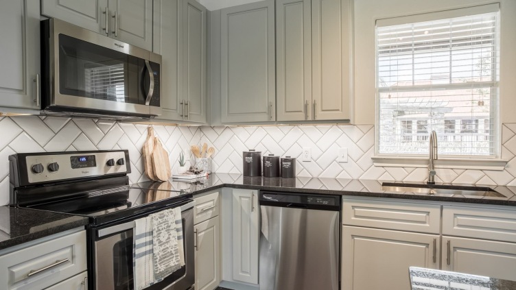 Modern apartment kitchen